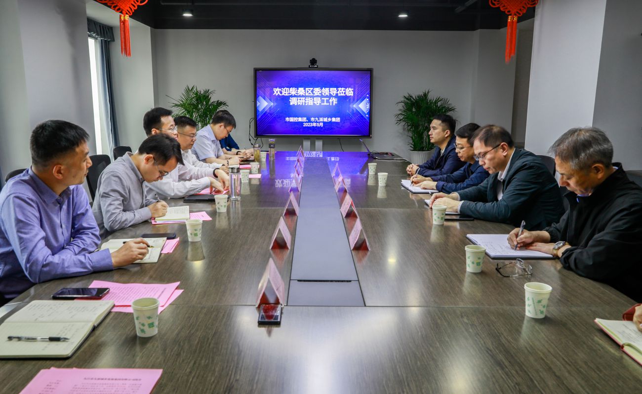 柴桑區(qū)委書記盛煒一行來訪市國控集團(tuán)、市九派城鄉(xiāng)發(fā)展集團(tuán)